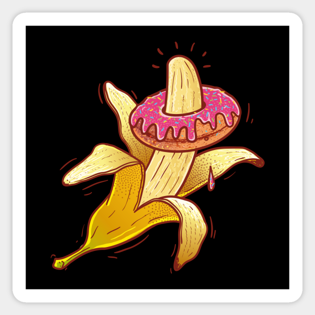 Sexy Banana Sexy Banana Sticker Teepublic